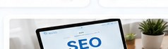 SEO on laptop
